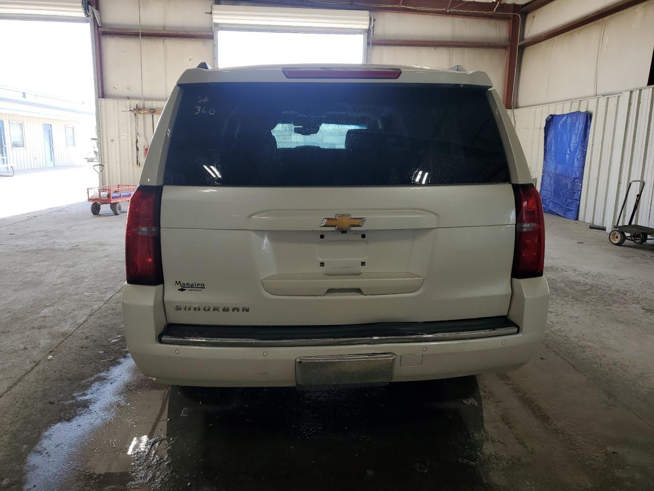 2015 Chevrolet Suburban VIN 1GNSKKKC6FR696459 Copart auction photo, front end damage thumbnail 6