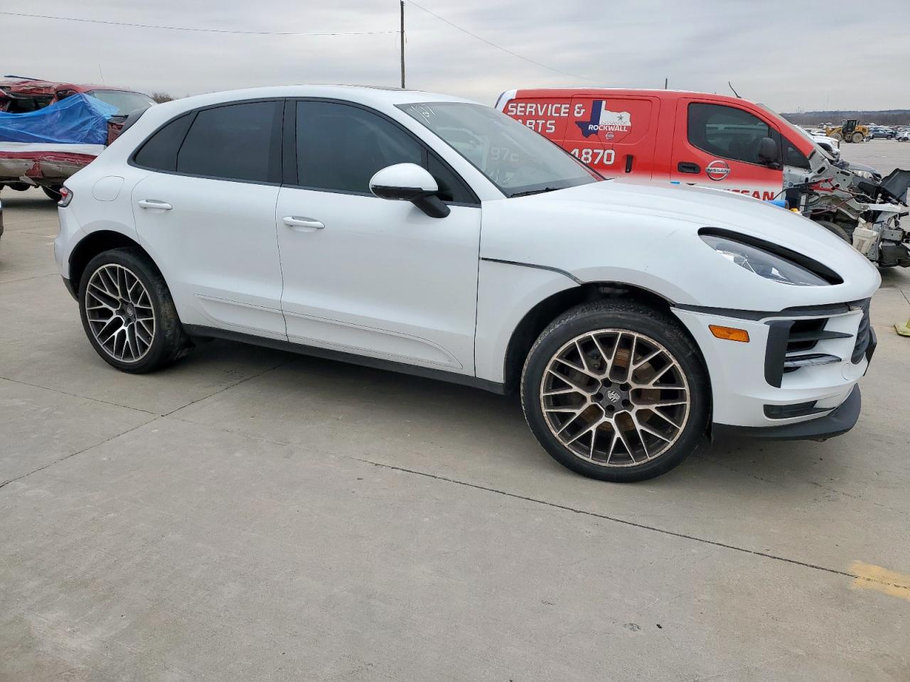 2021 Porsche Macan VIN WP1AB2A59MLB38529 Copart auction photo, front end damage thumbnail 4