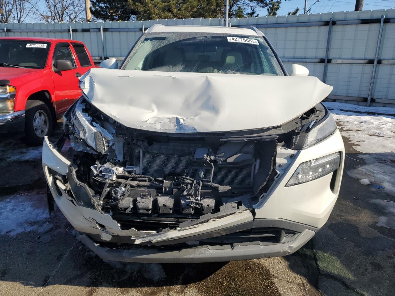 2021 Nissan Rogue VIN 5N1AT3BBXMC721289 Copart auction photo, front end damage thumbnail 5