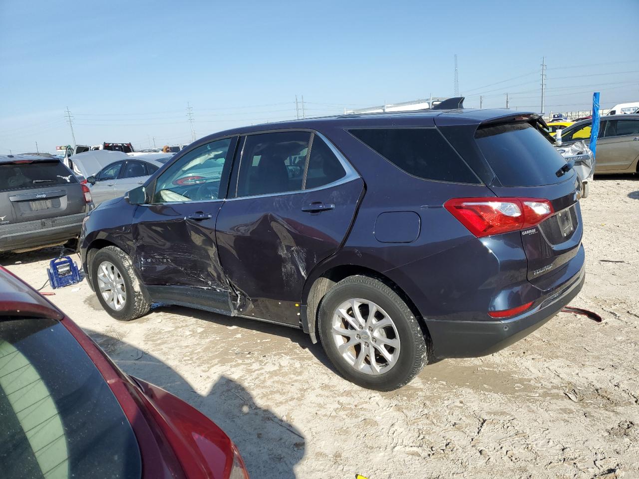 2019 Chevrolet Equinox VIN 3GNAXKEV2KL131458 Copart auction photo, side / minor dent/scratches damage thumbnail 2