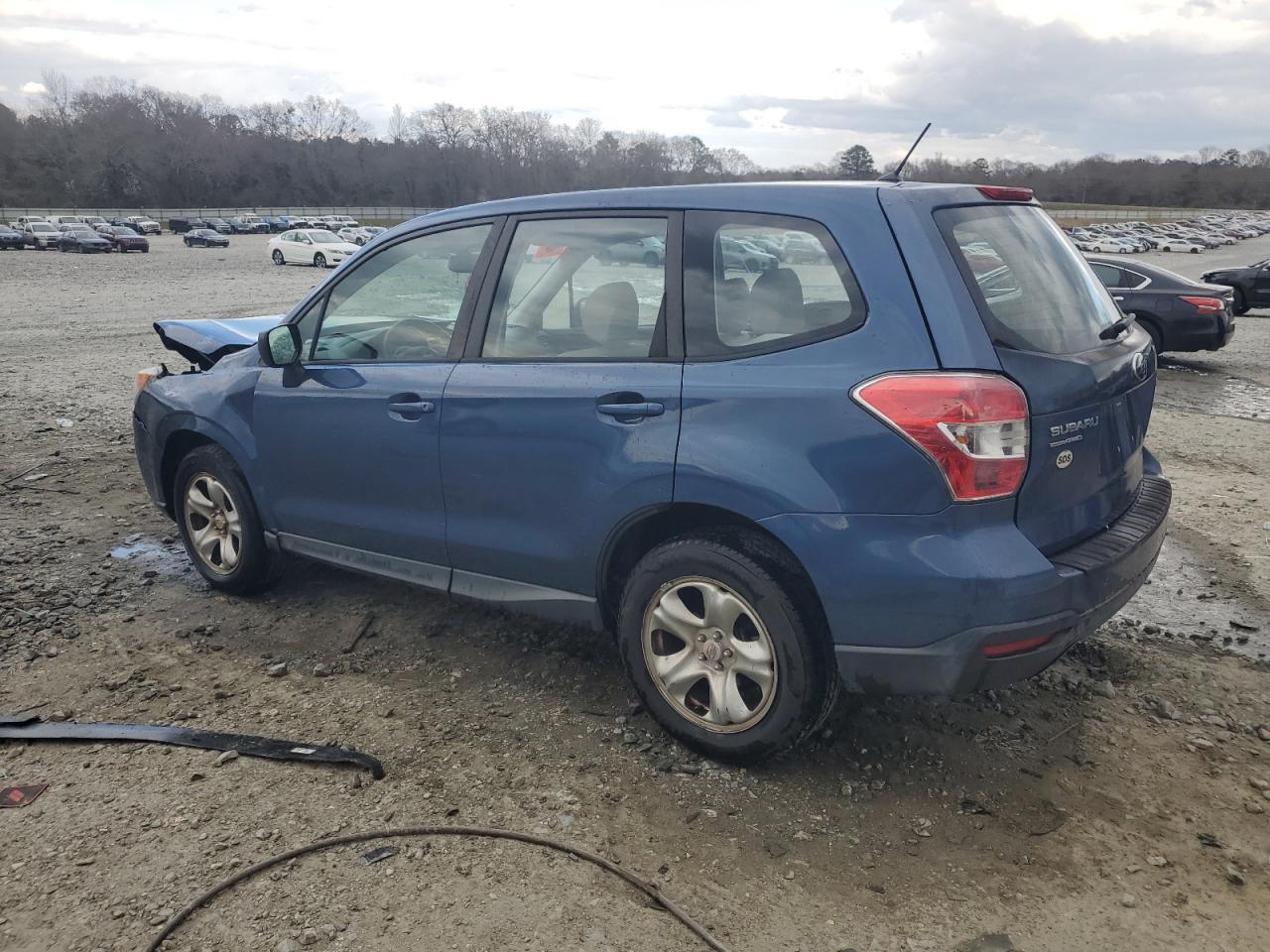 2014 Subaru Forester VIN JF2SJAAC4EH554799 Copart auction photo, front end damage thumbnail 2