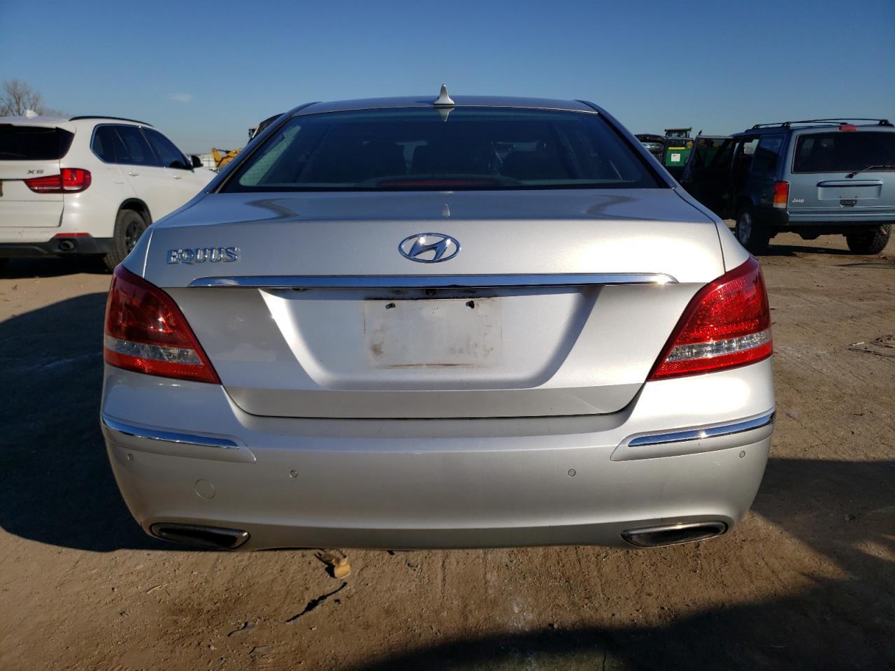2013 Hyundai Equus VIN KMHGH4JH4DU065754 Copart auction photo, side damage thumbnail 6