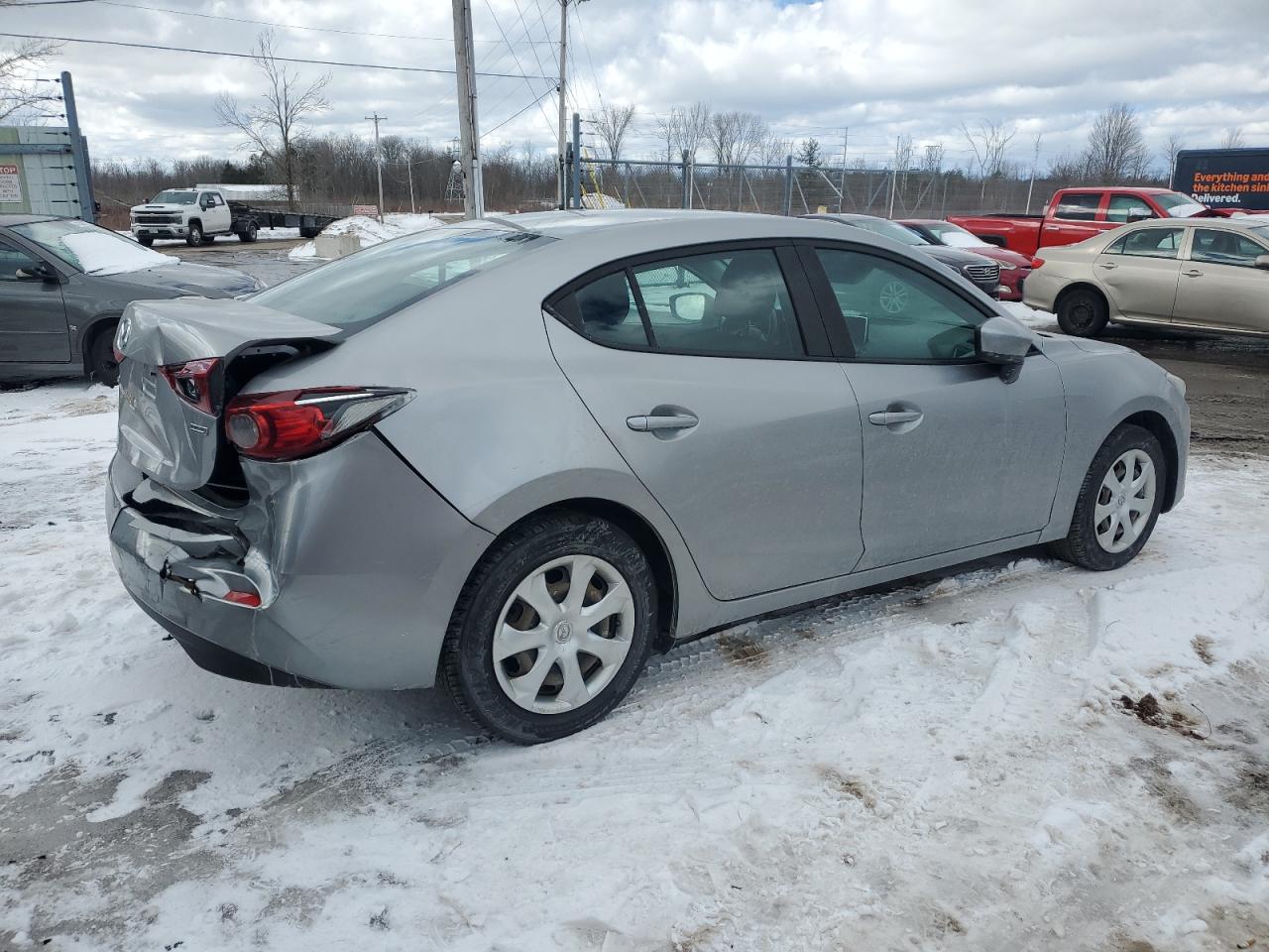 2015 Mazda 3 VIN 3MZBM1U72FM233407 Copart auction photo, rear end / minor dent/scratches damage thumbnail 3