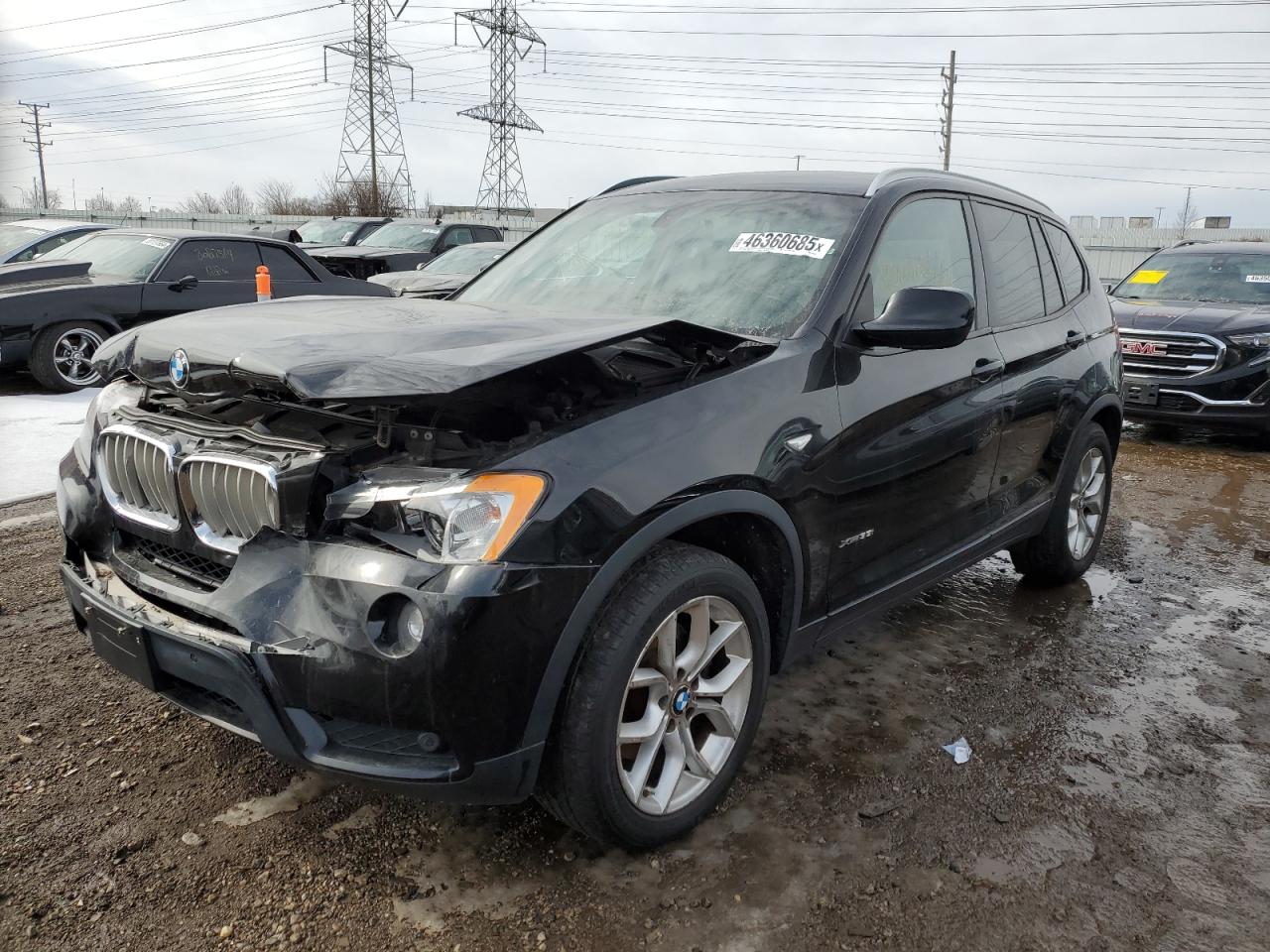 2012 BMW X3 VIN 5UXWX7C53CL975504