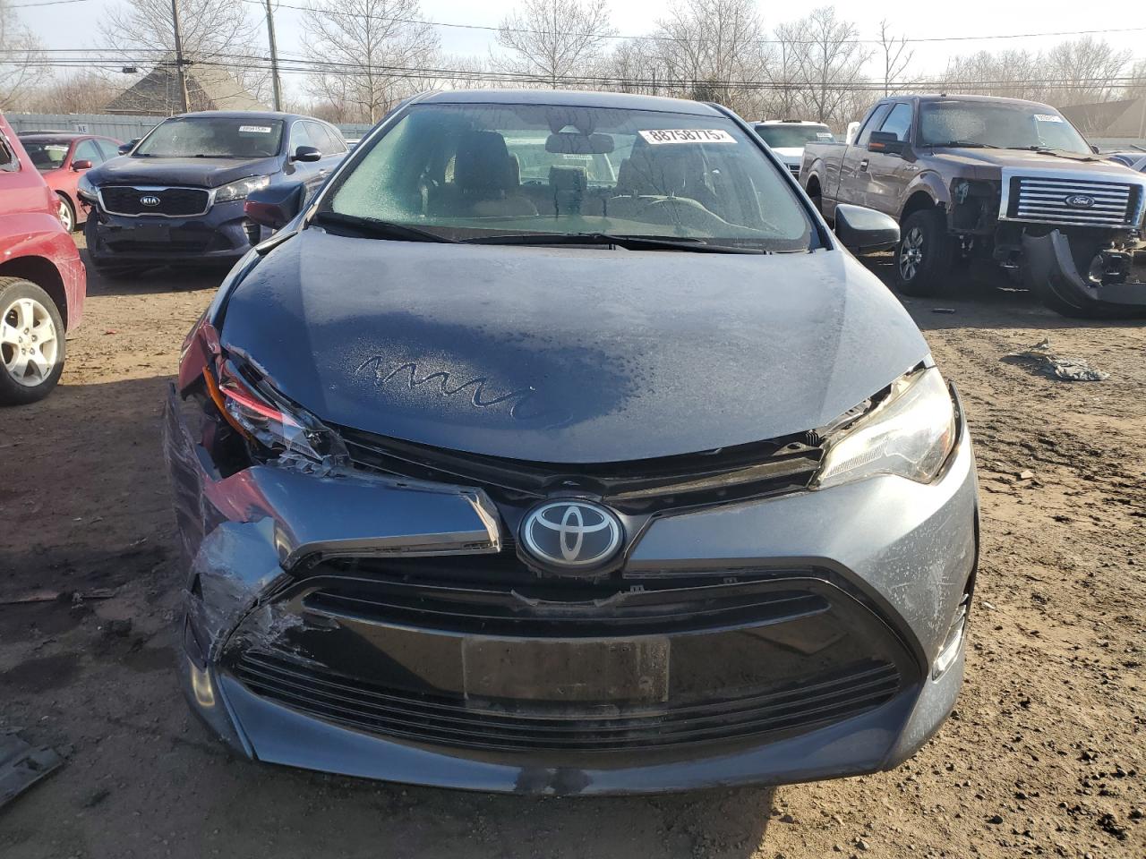 2017 Toyota Corolla VIN 2T1BURHEXHC759838 Copart auction photo, front end / minor dent/scratches damage thumbnail 5