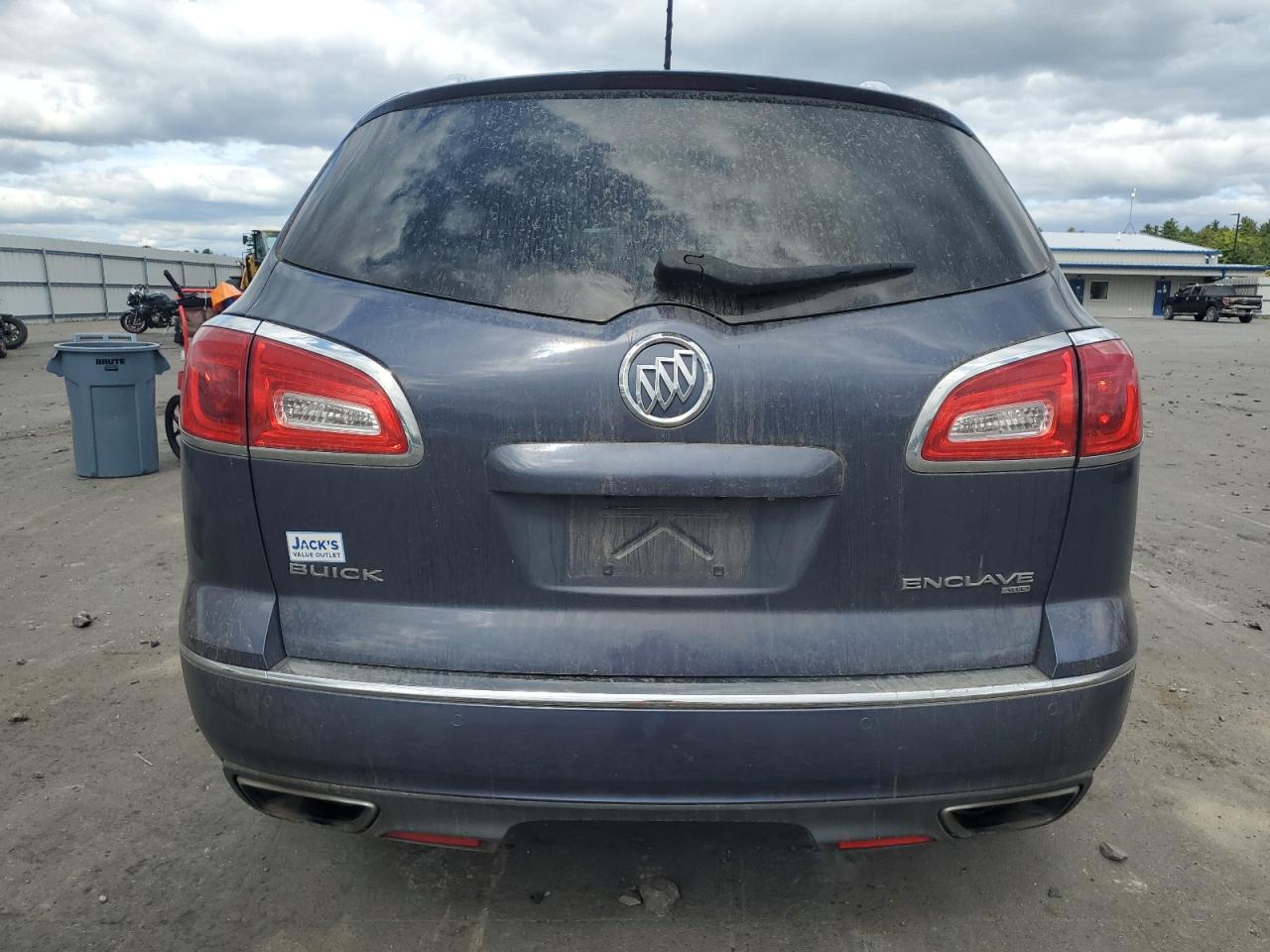 2013 Buick Enclave VIN 5GAKVCKD5DJ106103 Copart auction photo, side / front end damage thumbnail 6