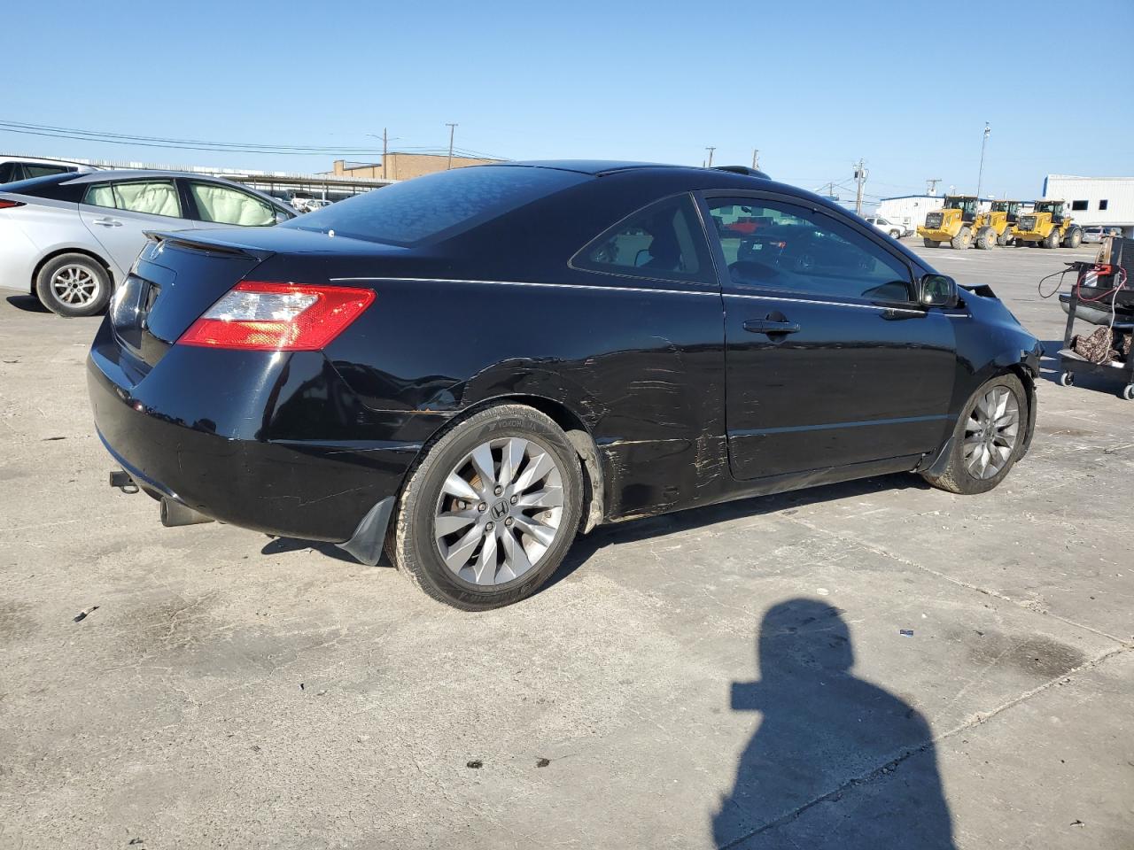 2010 Honda Civic VIN 2HGFG1B92AH533621 Copart auction photo, front end / rear end damage thumbnail 3