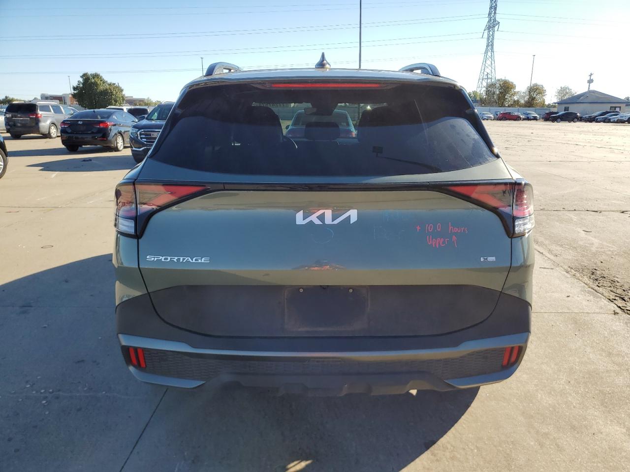2023 KIA Sportage VIN 5XYK6CAF5PG076328 Copart auction photo, hail / minor dent/scratches damage thumbnail 6