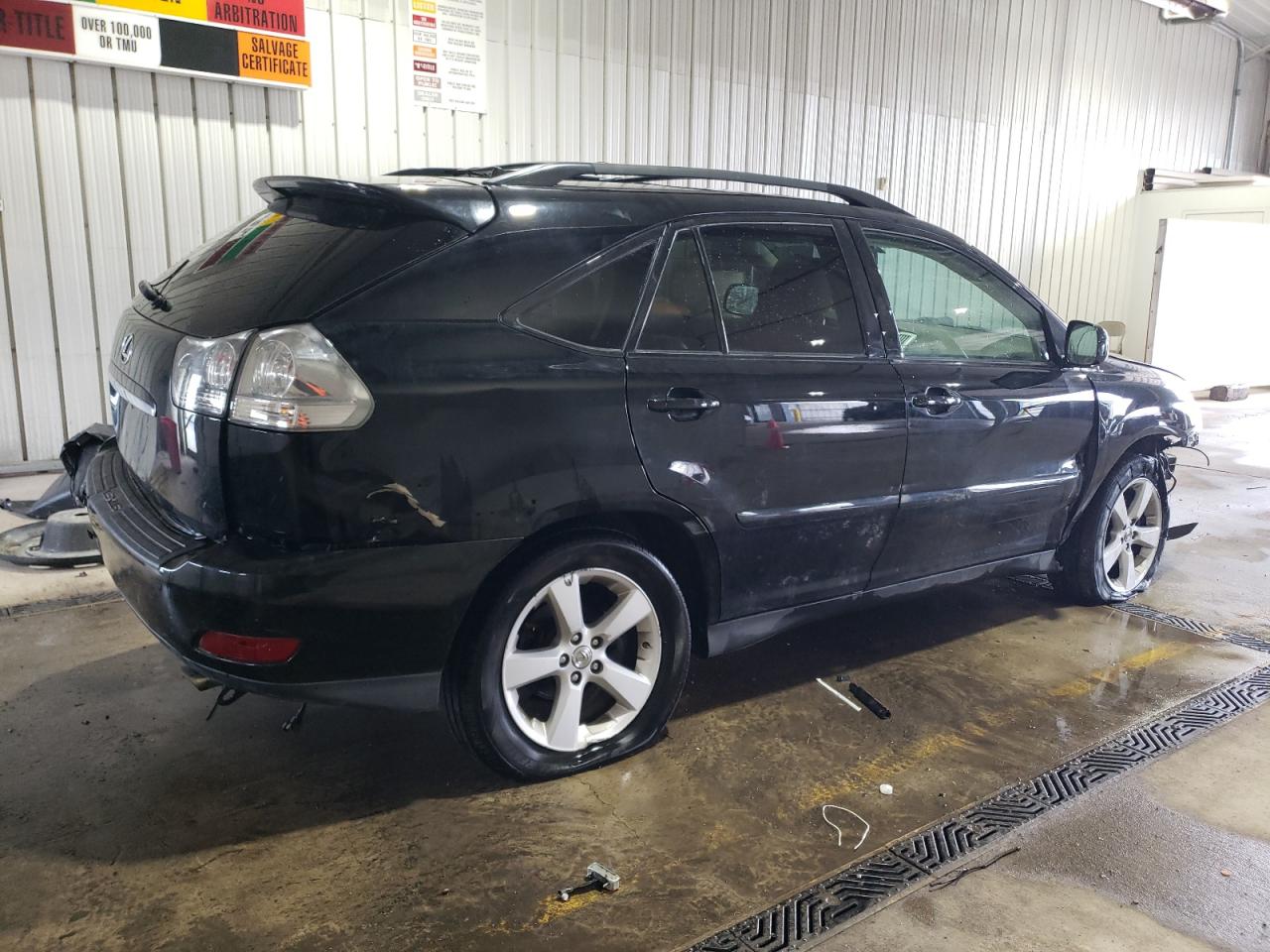 2007 Lexus RX VIN 2T2GK31UX7C019632 Copart auction photo, front end / rear end damage thumbnail 3