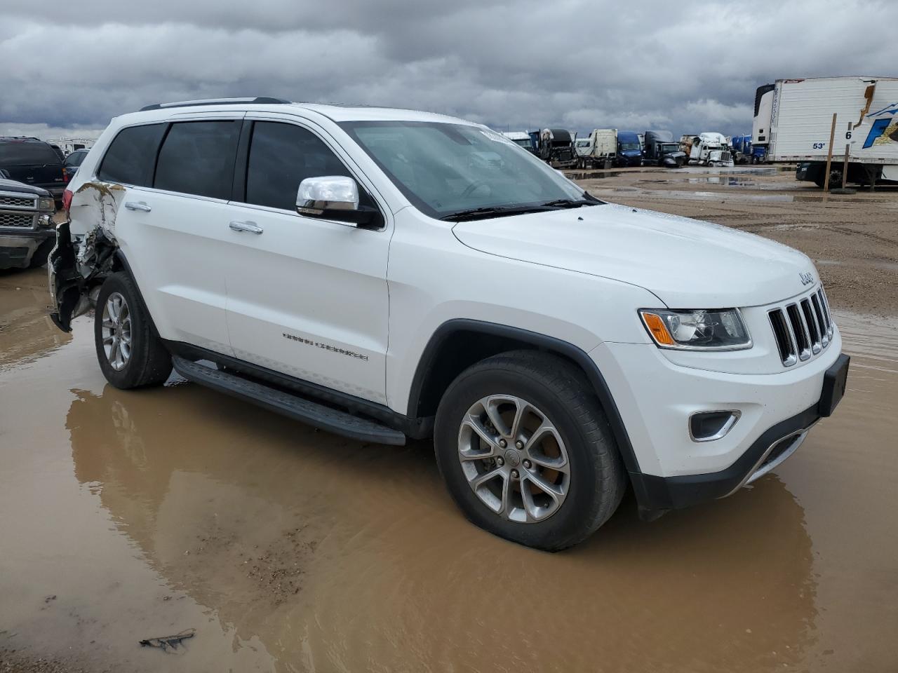 2015 Jeep Grand Cherokee VIN 1C4RJFBG9FC878292 Copart auction photo, side / minor dent/scratches damage thumbnail 4
