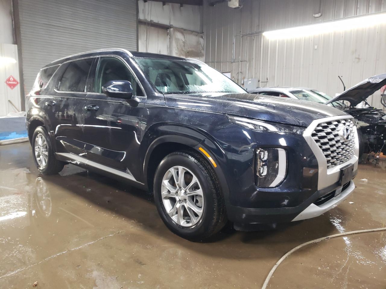 2022 Hyundai Palisade VIN KM8R1DHE8NU470686 Copart auction photo, water/flood damage thumbnail 4