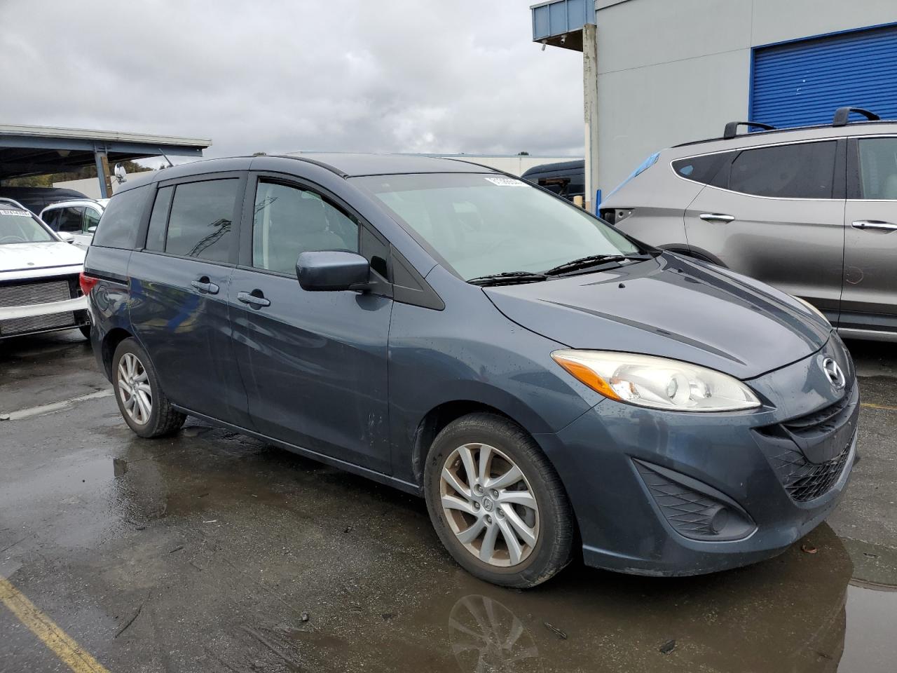 2012 Mazda 5 VIN JM1CW2BL4C0124470 Copart auction photo, rear end damage thumbnail 4
