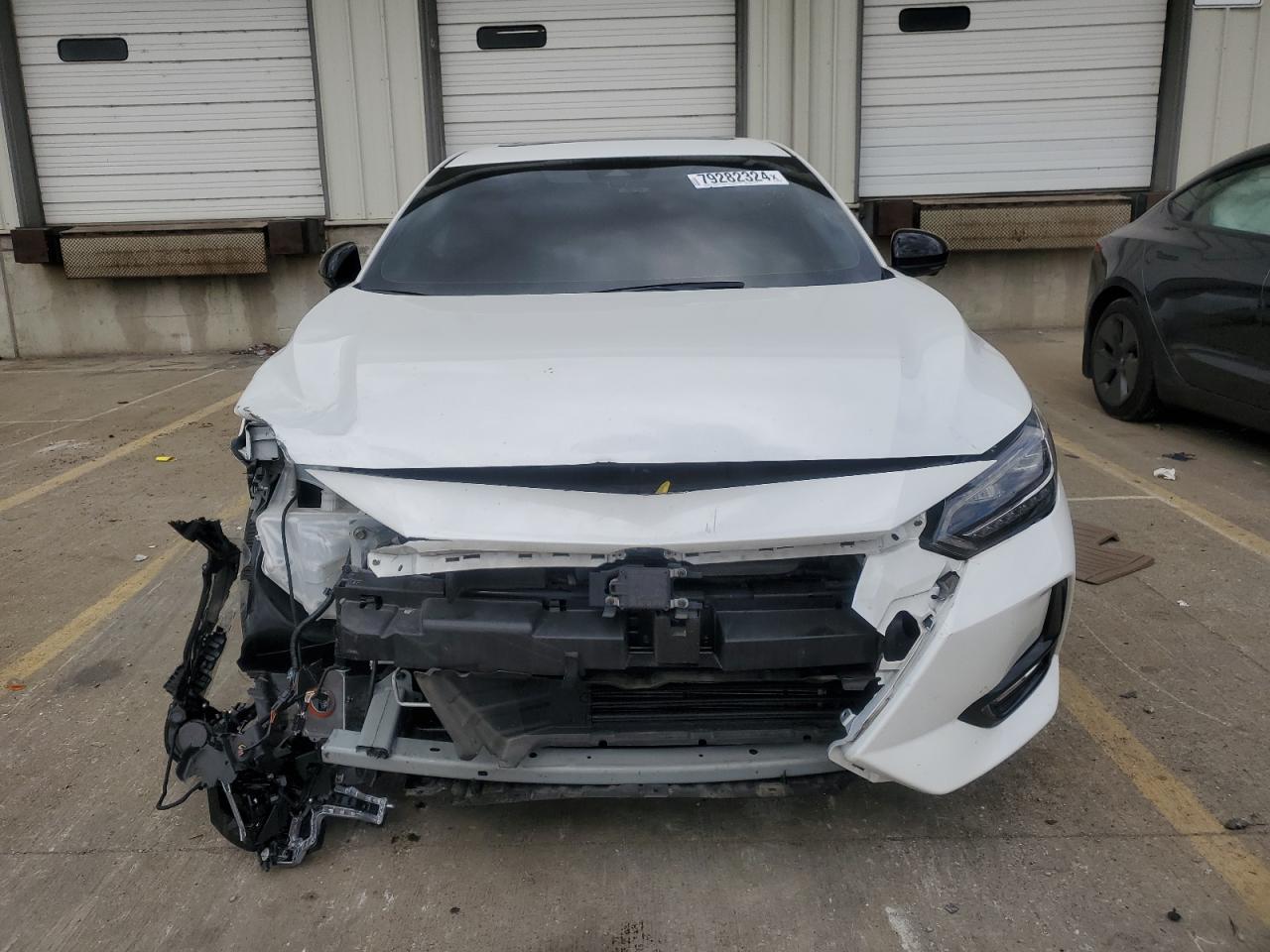 2022 Nissan Sentra VIN 3N1AB8DV4NY318934 Copart auction photo, front end damage thumbnail 5
