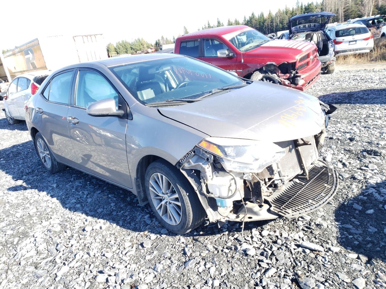 2014 Toyota Corolla VIN 2T1BURHEXEC088764 Copart auction photo, front end damage thumbnail 4