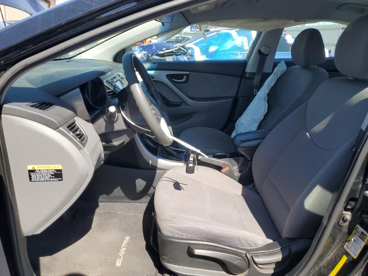 2015 Hyundai Elantra VIN 5NPDH4AE1FH631816 Copart auction photo, front end damage thumbnail 7