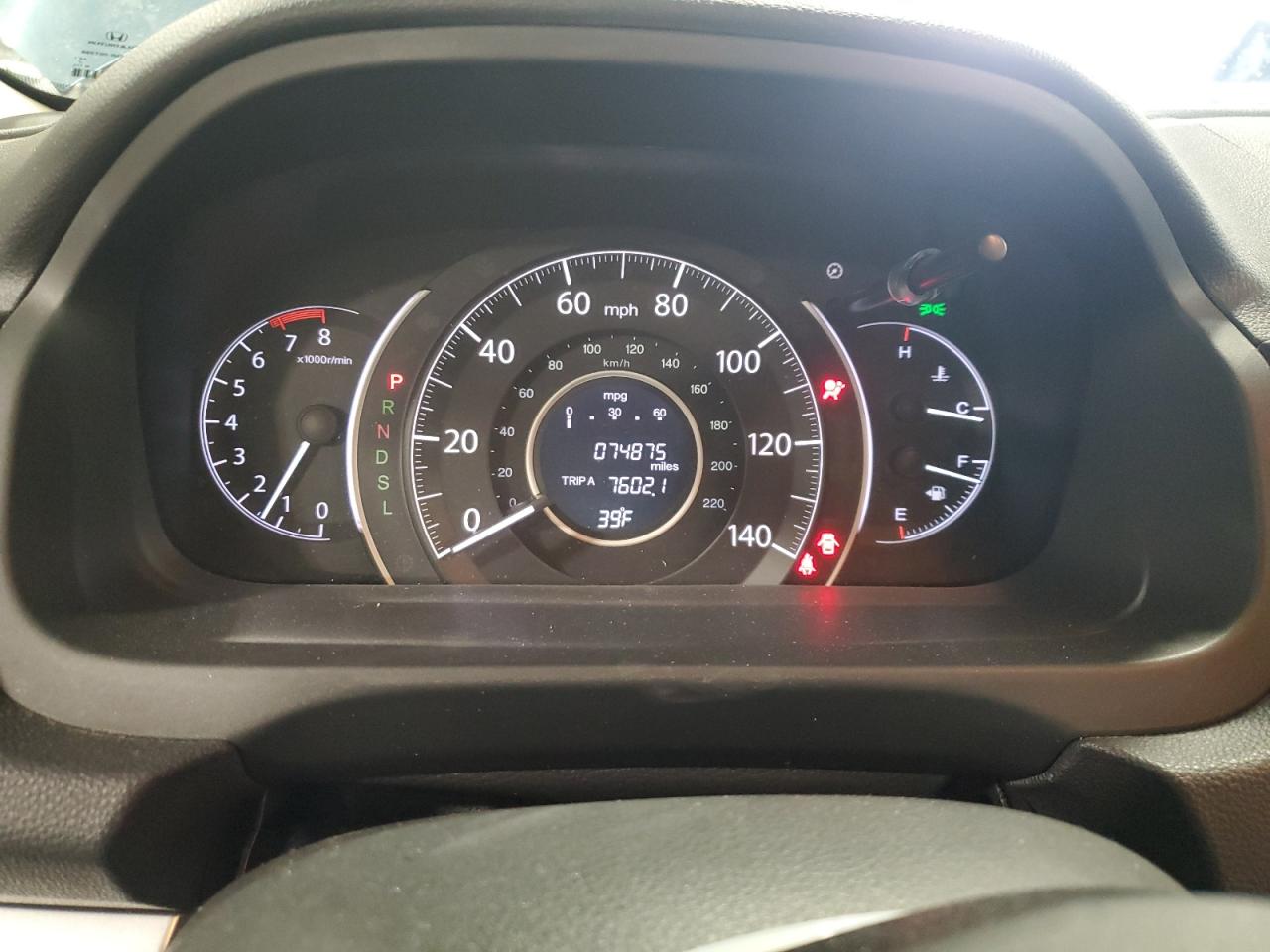 2016 Honda CR-V VIN 5J6RM4H50GL067347 Copart auction photo, all over damage thumbnail 9