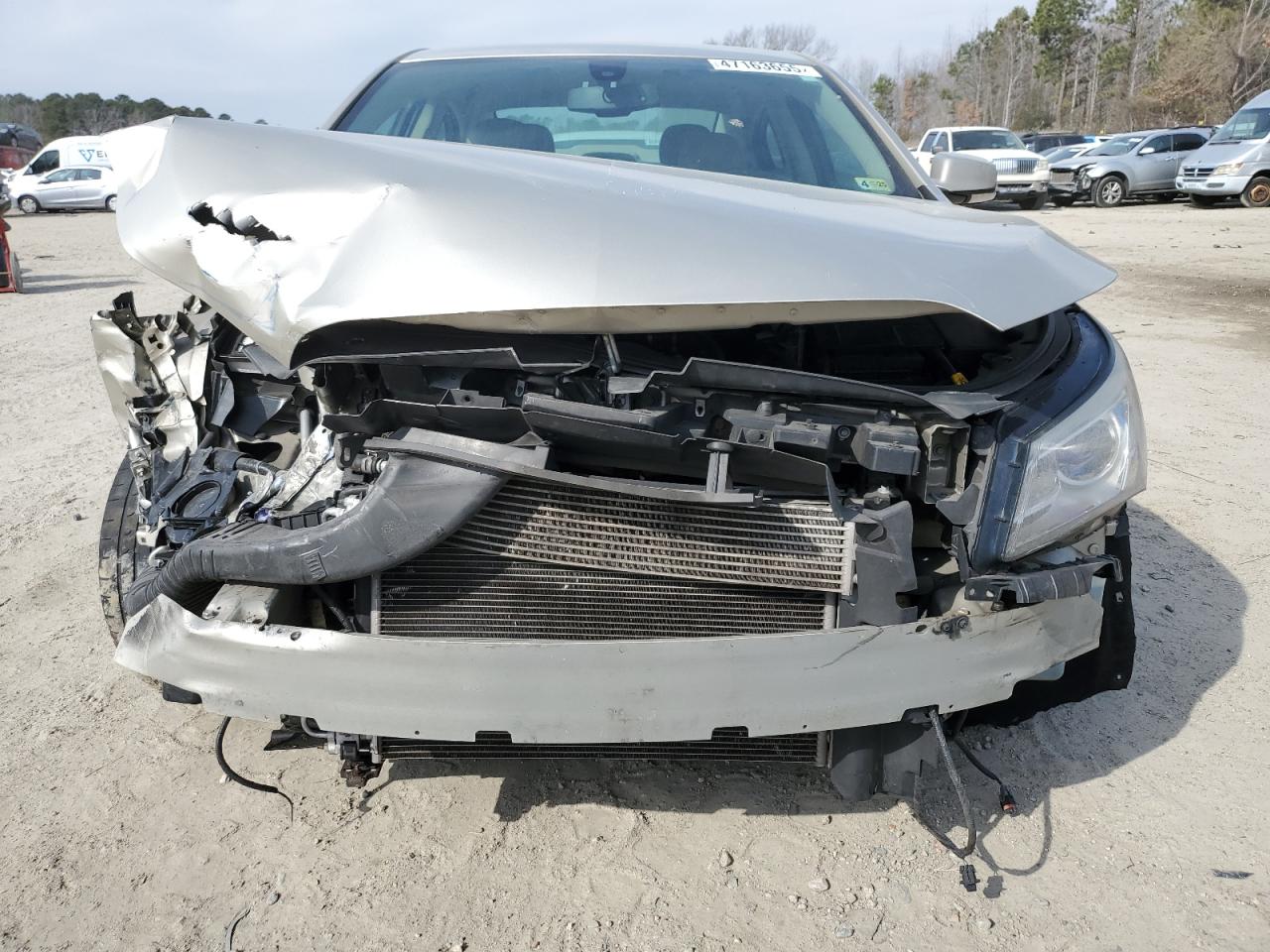 2014 Buick LaCrosse VIN 1G4GB5GR7EF191703 Copart auction photo, front end / minor dent/scratches damage thumbnail 5
