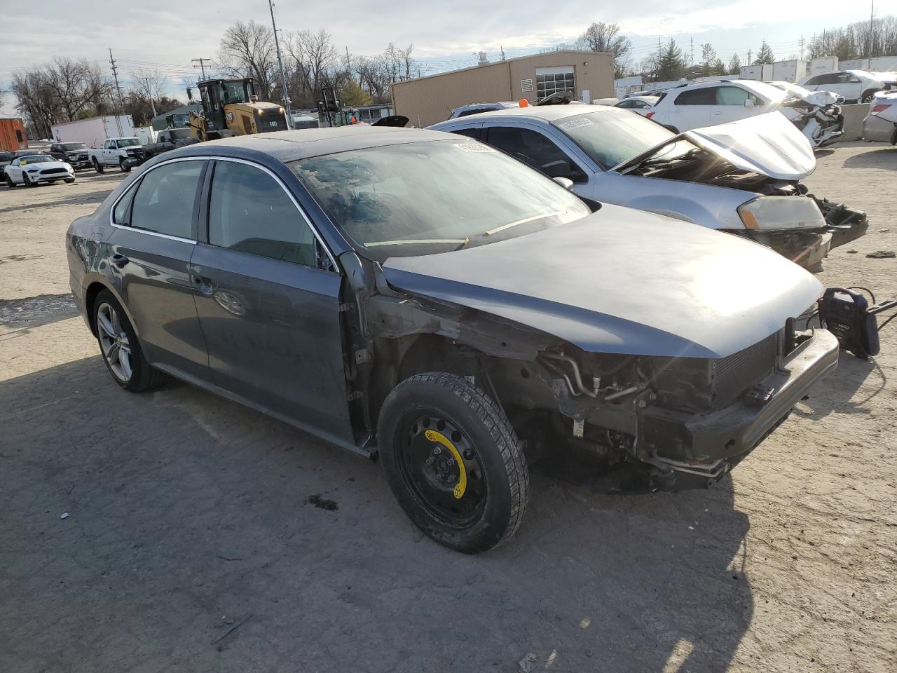 2014 Volkswagen Passat VIN 1VWBN7A36EC119153 Copart auction photo, front end damage thumbnail 4