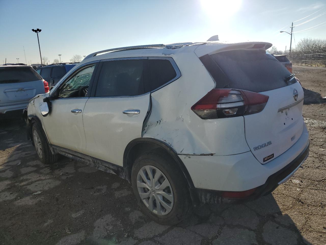 2017 Nissan Rogue VIN 5N1AT2MV3HC782443 Copart auction photo, all over damage thumbnail 2