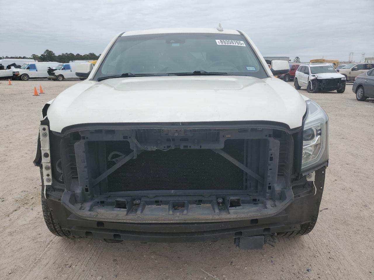 2015 GMC Yukon VIN 1GKS1CKJ8FR608323 Copart auction photo, rear end / front end damage thumbnail 5