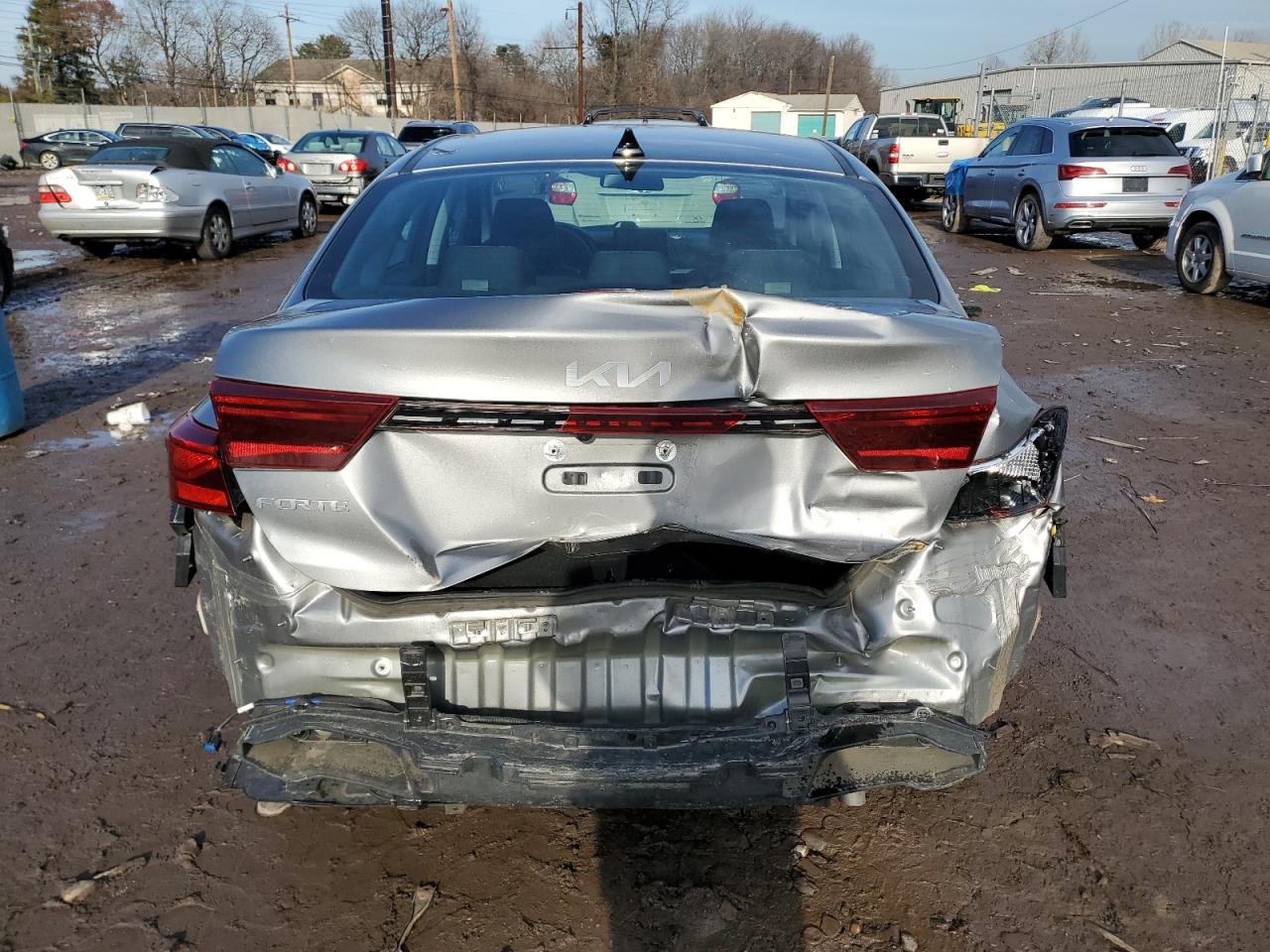 2022 KIA Forte VIN 3KPF24AD8NE454315 Copart auction photo, rear end damage thumbnail 6