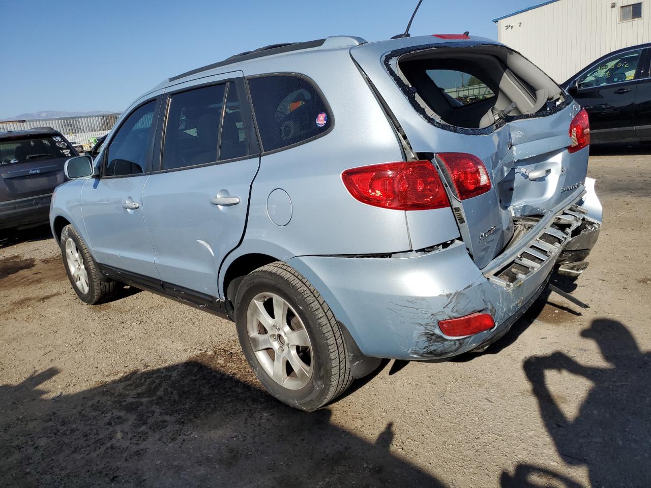 2007 Hyundai Santa Fe VIN 5NMSH13E67H096306 Copart auction photo, rear end damage thumbnail 2