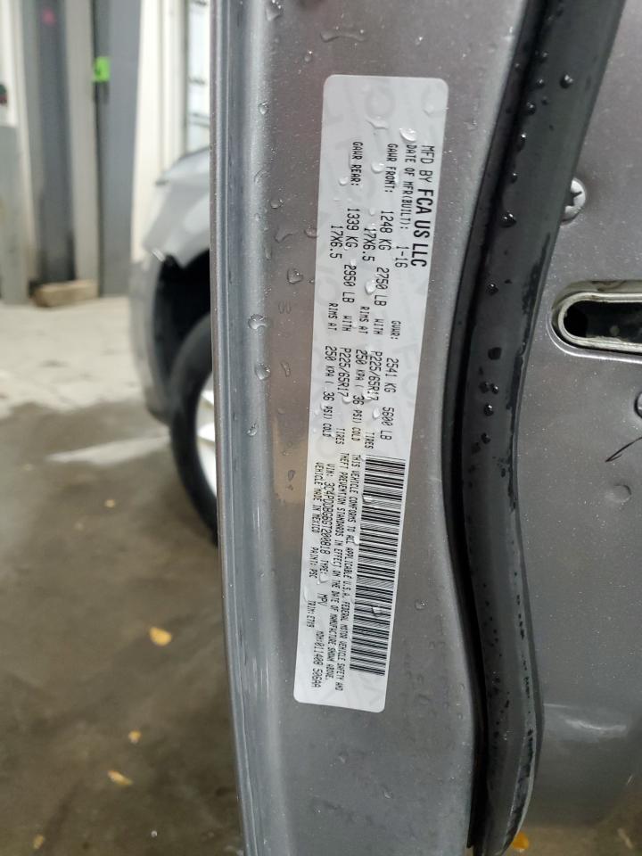 2016 Dodge Journey VIN 3C4PDDBG6GT200818 Copart auction photo, front end damage thumbnail 14
