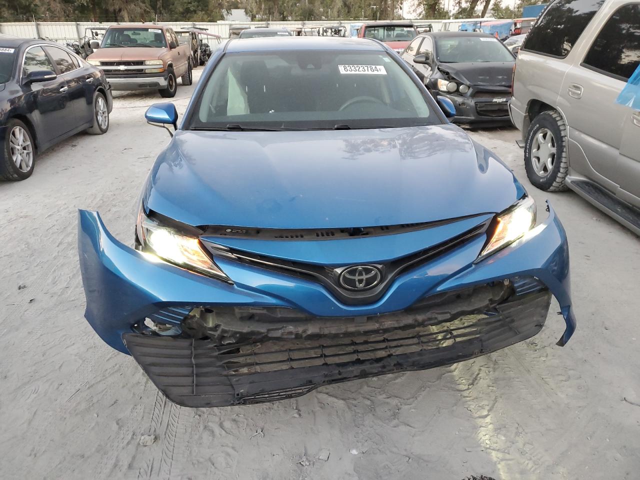 2020 Toyota Camry VIN 4T1C11AK6LU342450 Copart auction photo, front end / rear end damage thumbnail 5