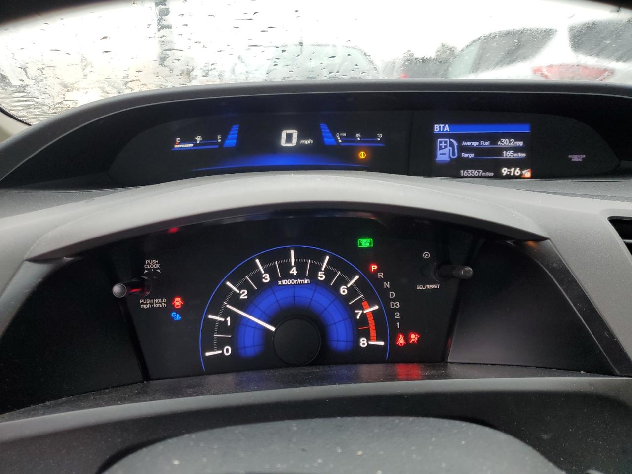2012 Honda Civic VIN 19XFB2F83CE036340 Copart auction photo, side / rear end damage thumbnail 9