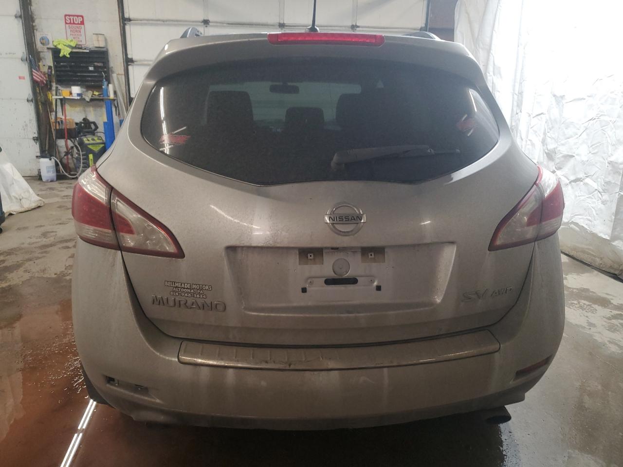 2011 Nissan Murano VIN JN8AZ1MW3BW162580 Copart auction photo, side damage thumbnail 6