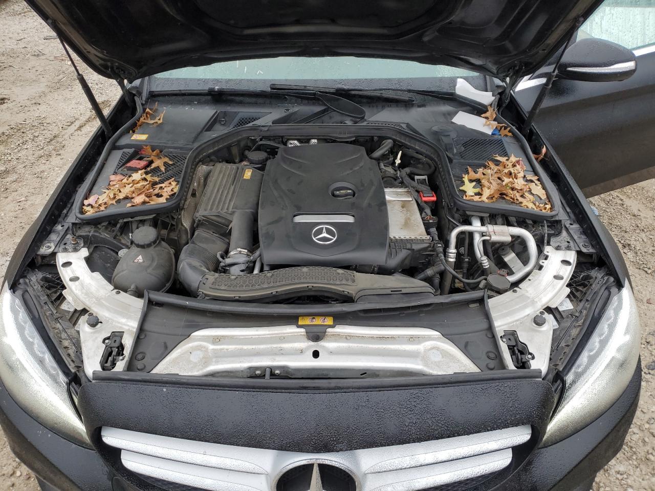 2015 Mercedes-Benz C-klasse VIN 55SWF4KBXFU018609 Copart auction photo, rear end / side damage thumbnail 11
