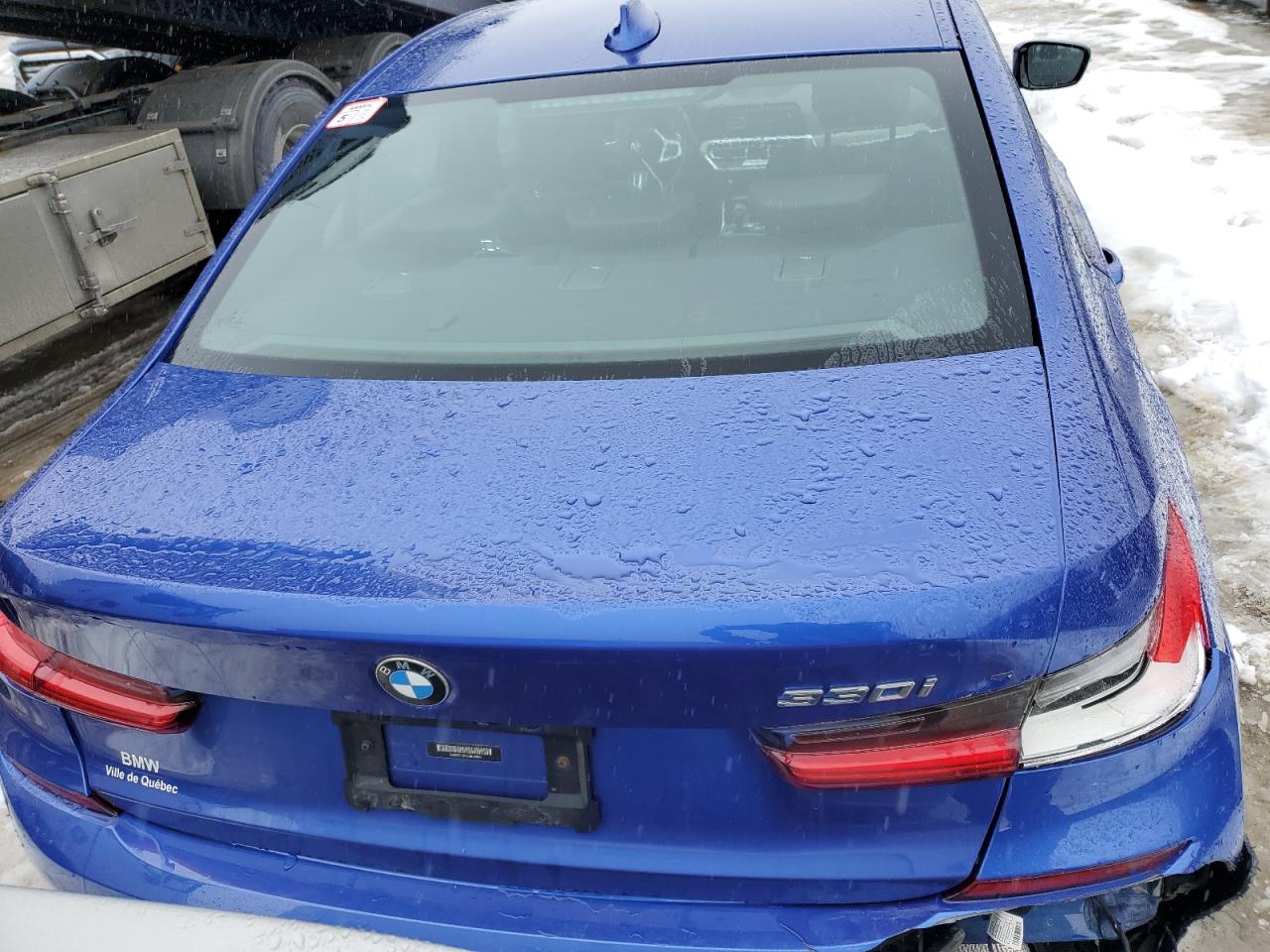 2020 BMW 3er VIN 3MW5R7J0XL8B38400 Copart auction photo, rear end damage thumbnail 6