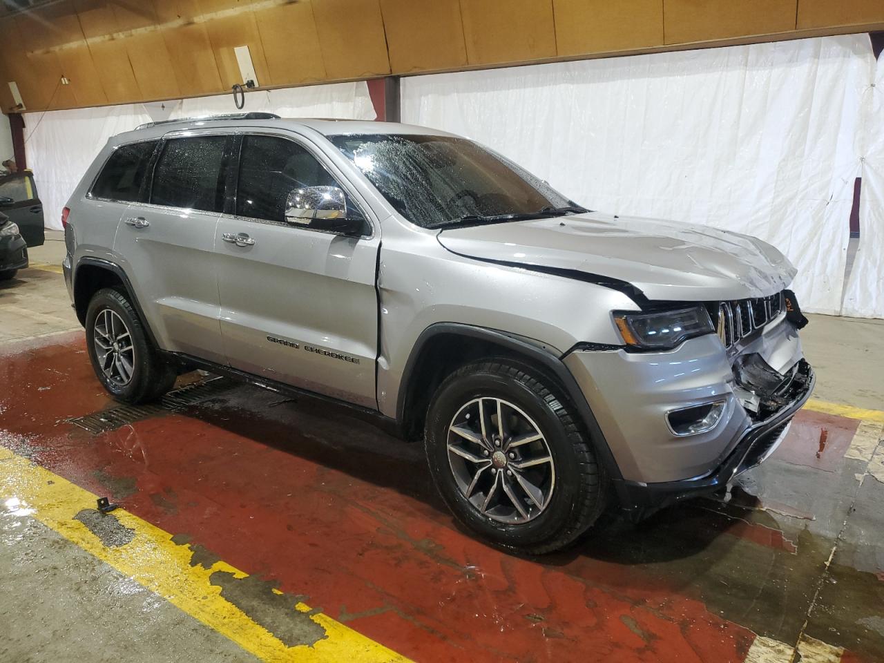 2017 Jeep Grand Cherokee VIN 1C4RJFBG5HC891544 Copart auction photo, front end / side damage thumbnail 4