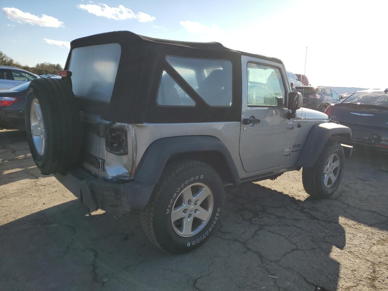 2016 Jeep Wrangler VIN 1C4AJWAG8GL188145 Copart auction photo, rear end damage thumbnail 3