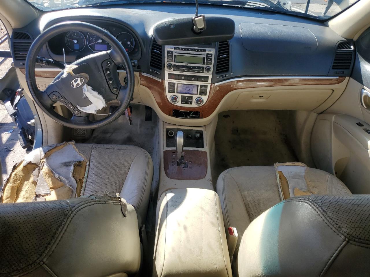 2007 Hyundai Santa Fe VIN 5NMSH73E37H110892 Copart auction photo, side / front end damage thumbnail 8