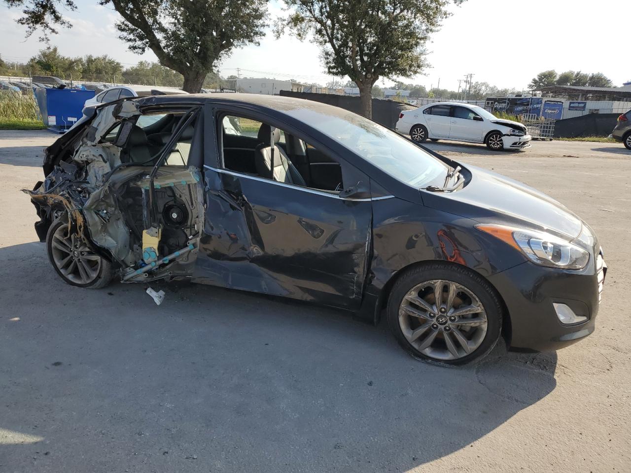 2016 Hyundai Elantra VIN KMHD35LH3GU270622 Copart auction photo, all over damage thumbnail 4