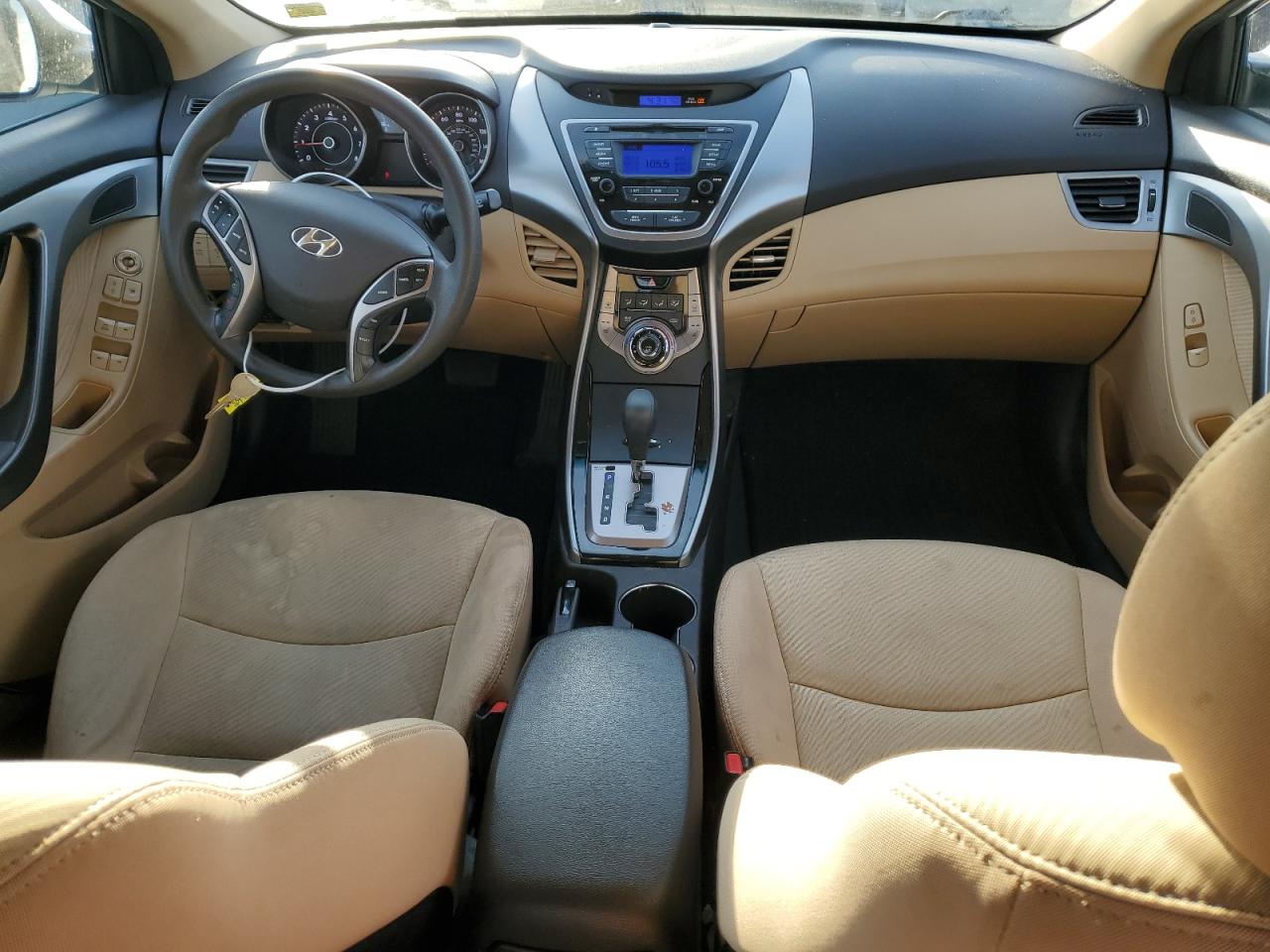 2013 Hyundai Elantra VIN 5NPDH4AE6DH329337 Copart auction photo, vandalism damage thumbnail 8