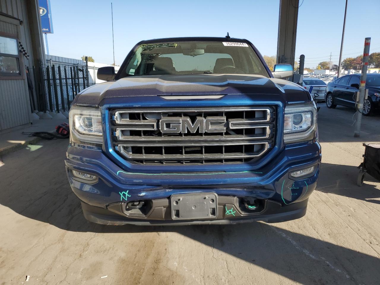 2016 GMC Sierra VIN 1GTV2LEC5GZ288155 Copart auction photo, front end / rear end damage thumbnail 5