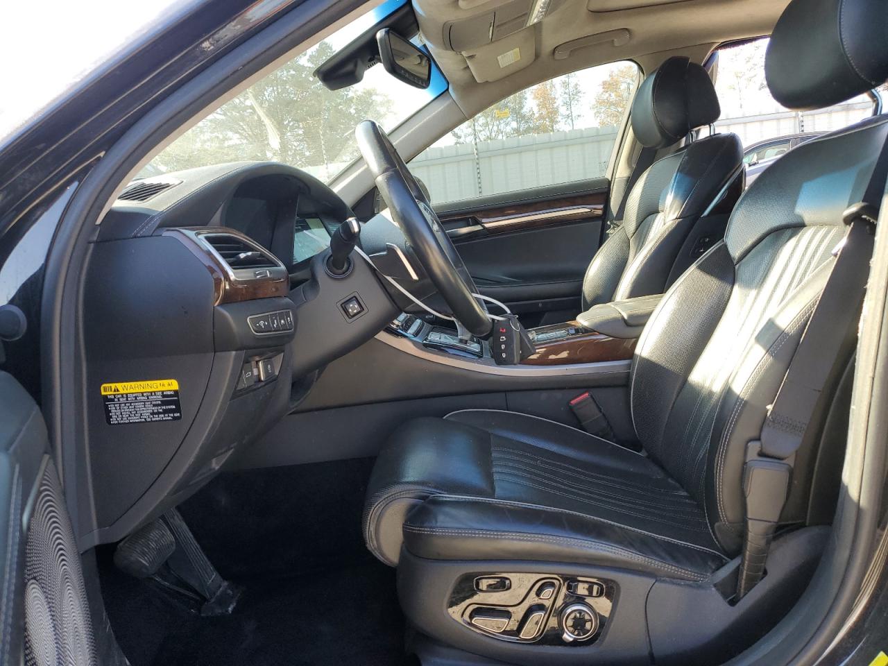 2018 Genesis G90 VIN KMHG34JA9JU043049 Copart auction photo, front end / minor dent/scratches damage thumbnail 7