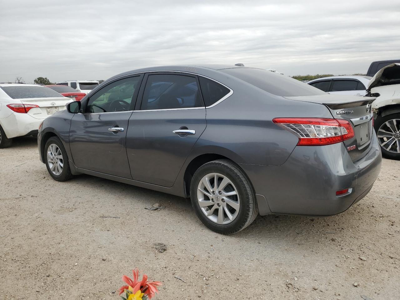 2015 Nissan Sentra VIN 3N1AB7AP2FY335958 Copart auction photo, all over damage thumbnail 2