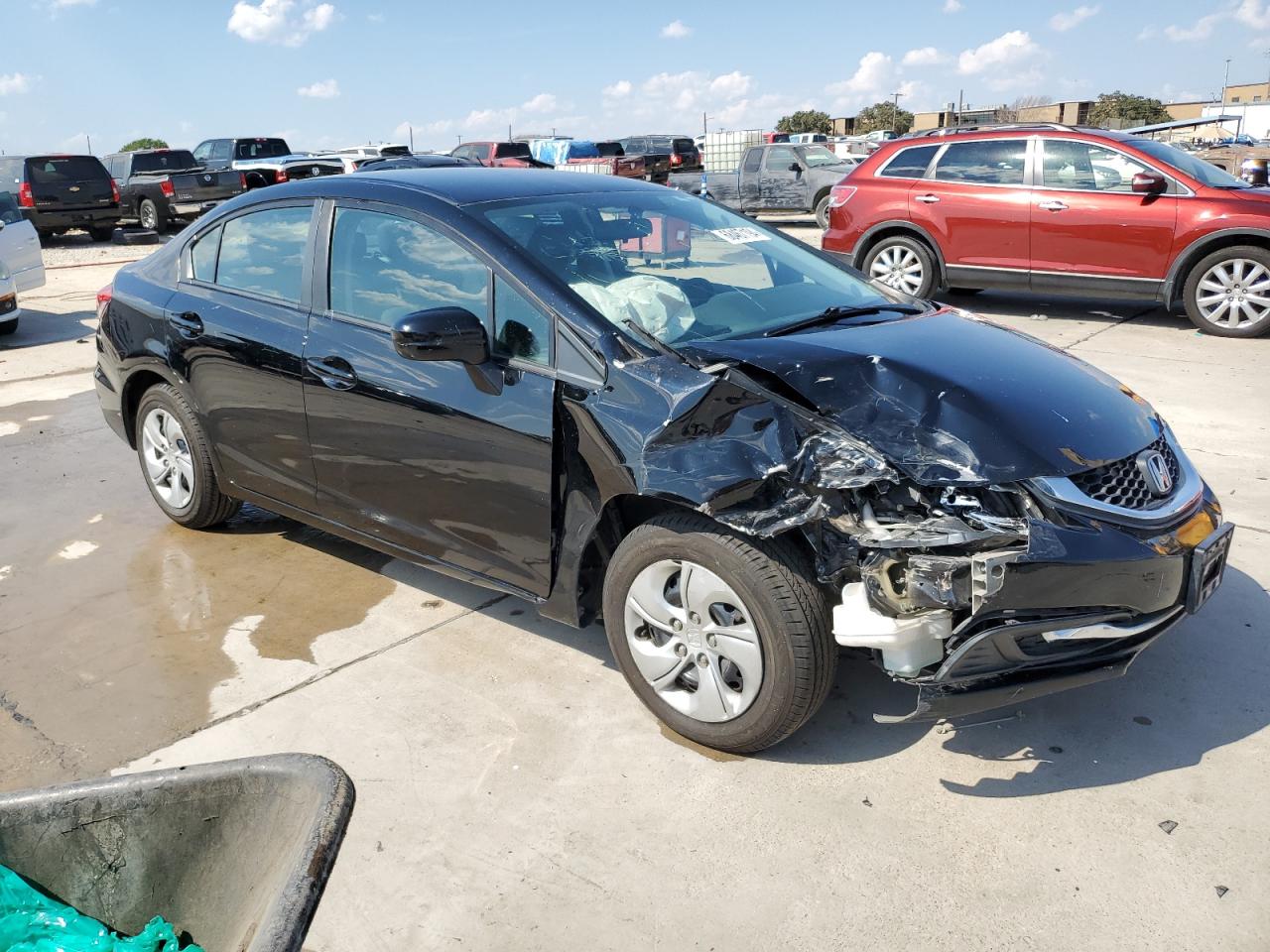 2014 Honda Civic VIN 19XFB2F5XEE209487 Copart auction photo, front end damage thumbnail 4
