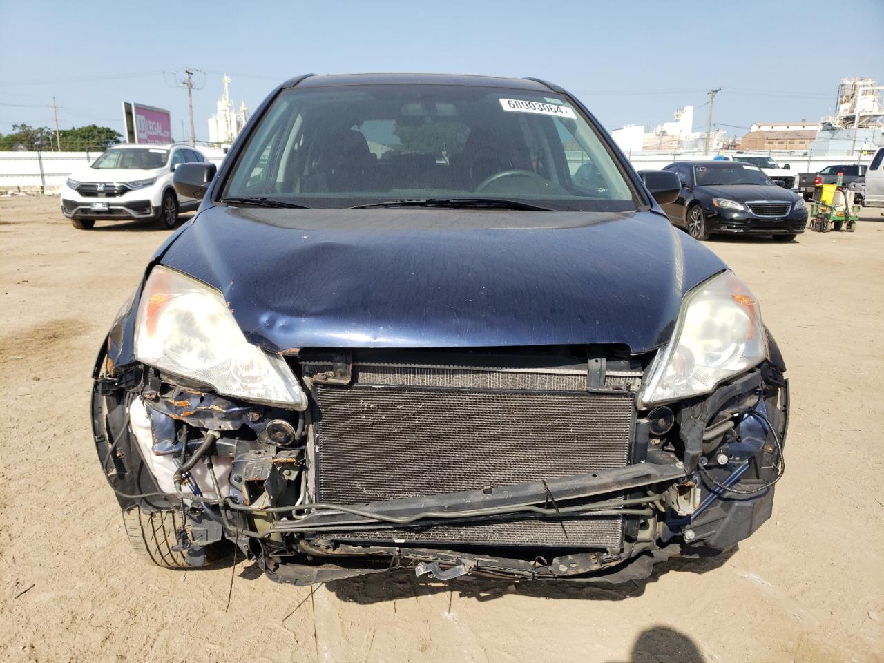2008 Honda CR-V VIN 5J6RE485X8L030191 Copart auction photo, front end / minor dent/scratches damage thumbnail 5