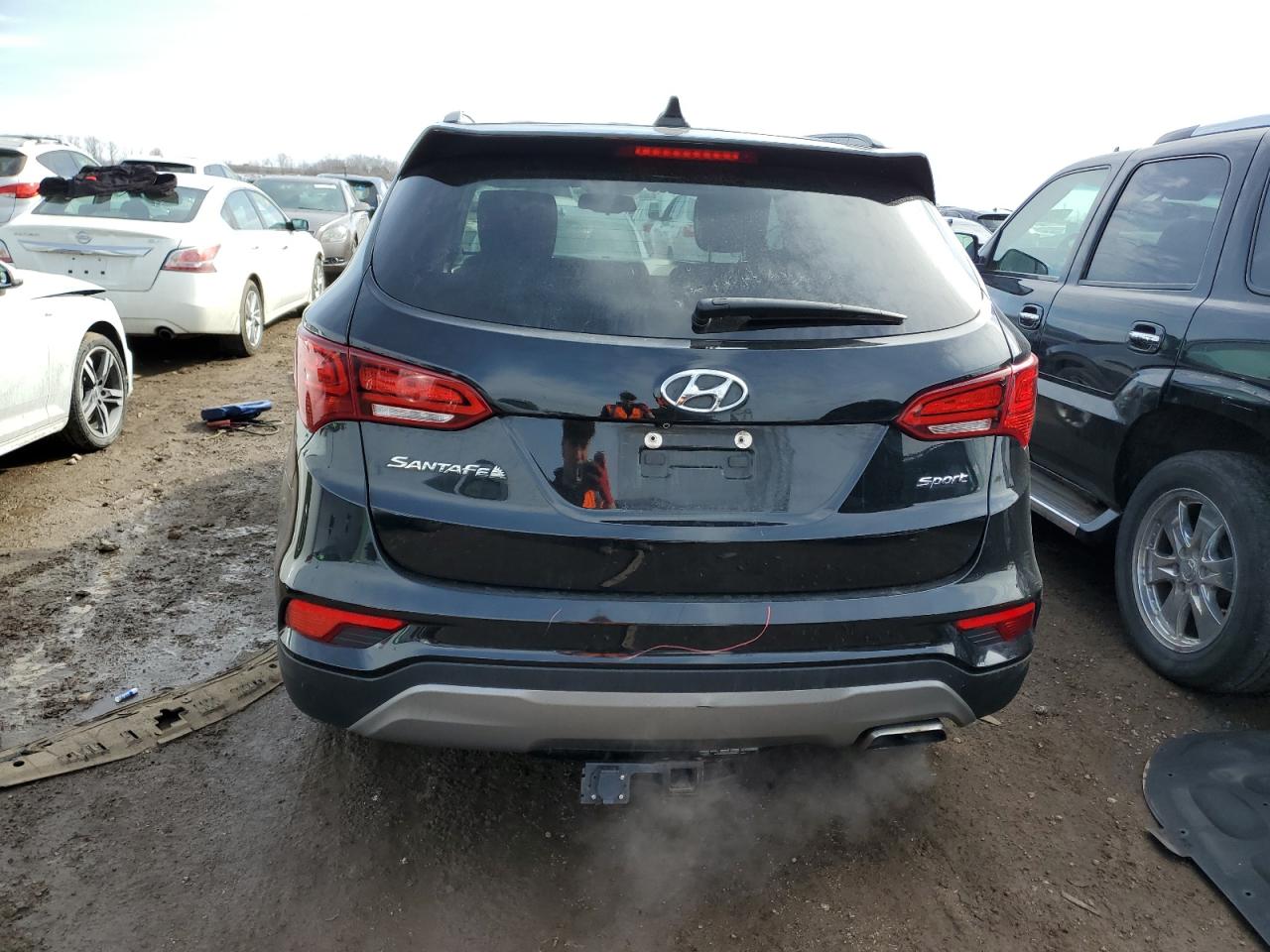 2017 Hyundai Santa Fe VIN 5NMZU3LB9HH040535 Copart auction photo, front end / minor dent/scratches damage thumbnail 6