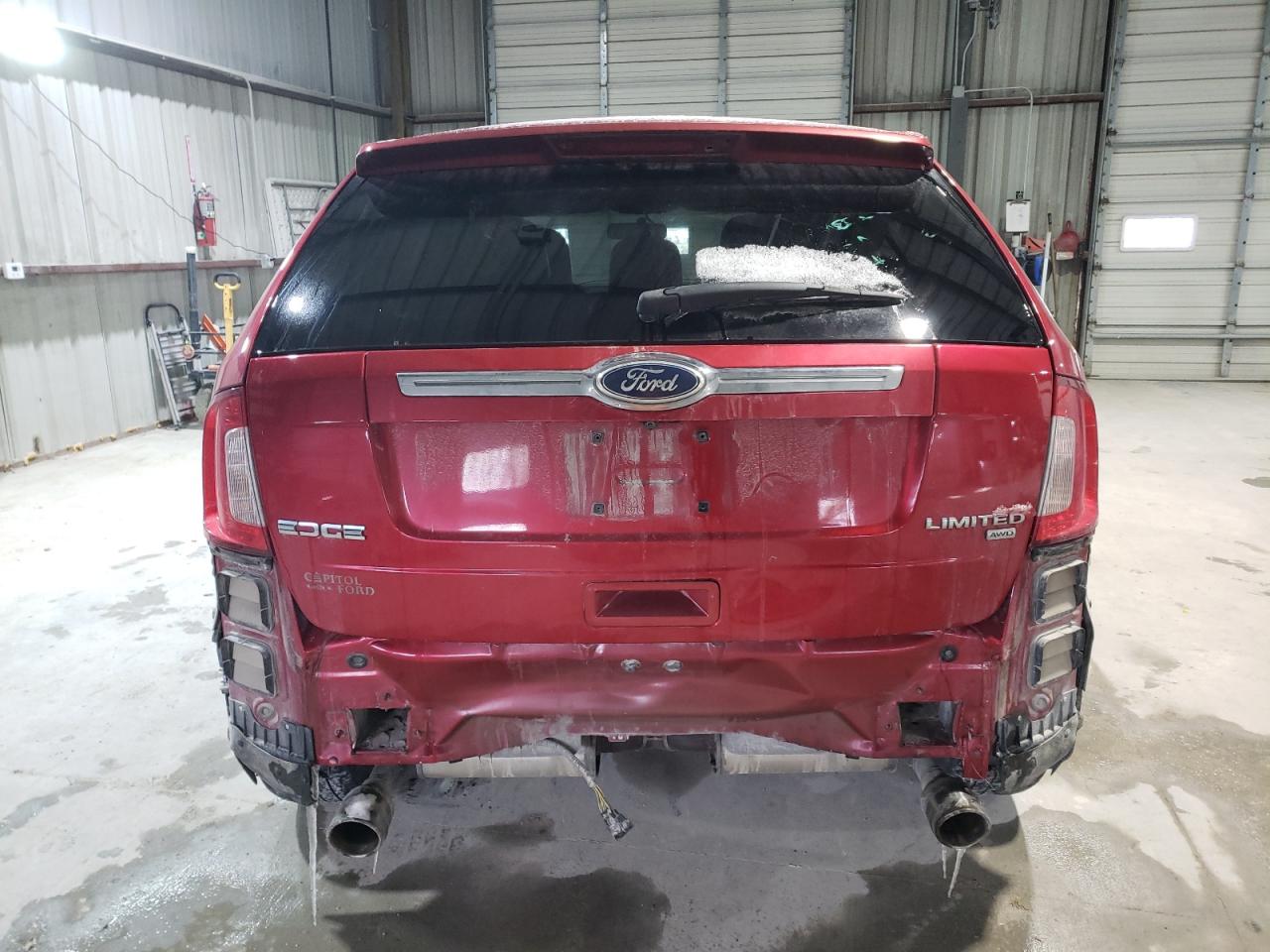 2011 Ford Edge VIN 2FMDK4KC6BBA22284 Copart auction photo, rear end / front end damage thumbnail 6