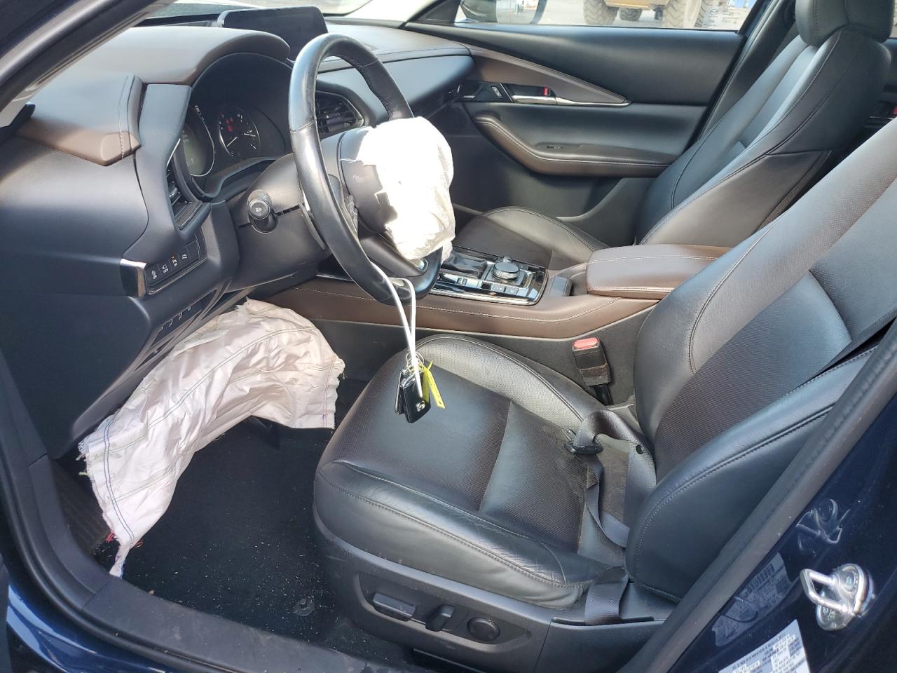 2023 Mazda CX-30 VIN 3MVDMBEY0PM500133 Copart auction photo, front end / mechanical damage thumbnail 7