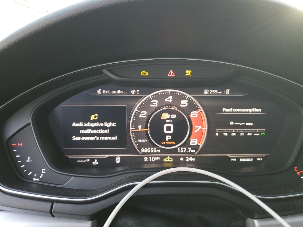 2018 Audi RS5 VIN WAUC4CF51JA008705 Copart auction photo, front end damage thumbnail 9