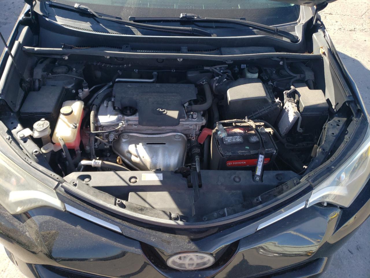 2018 Toyota RAV 4 VIN 2T3RFREVXJW741512 Copart auction photo, rear end / front end damage thumbnail 12
