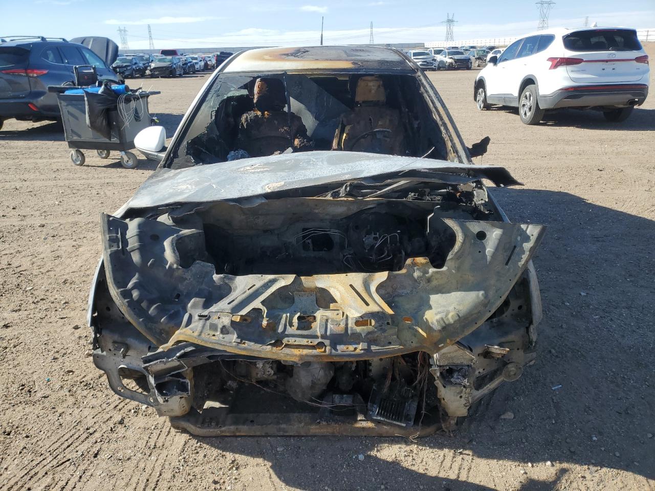 2013 Chevrolet Cruze VIN 1G1PC5SB2D7206993 Copart auction photo, burn damage thumbnail 5