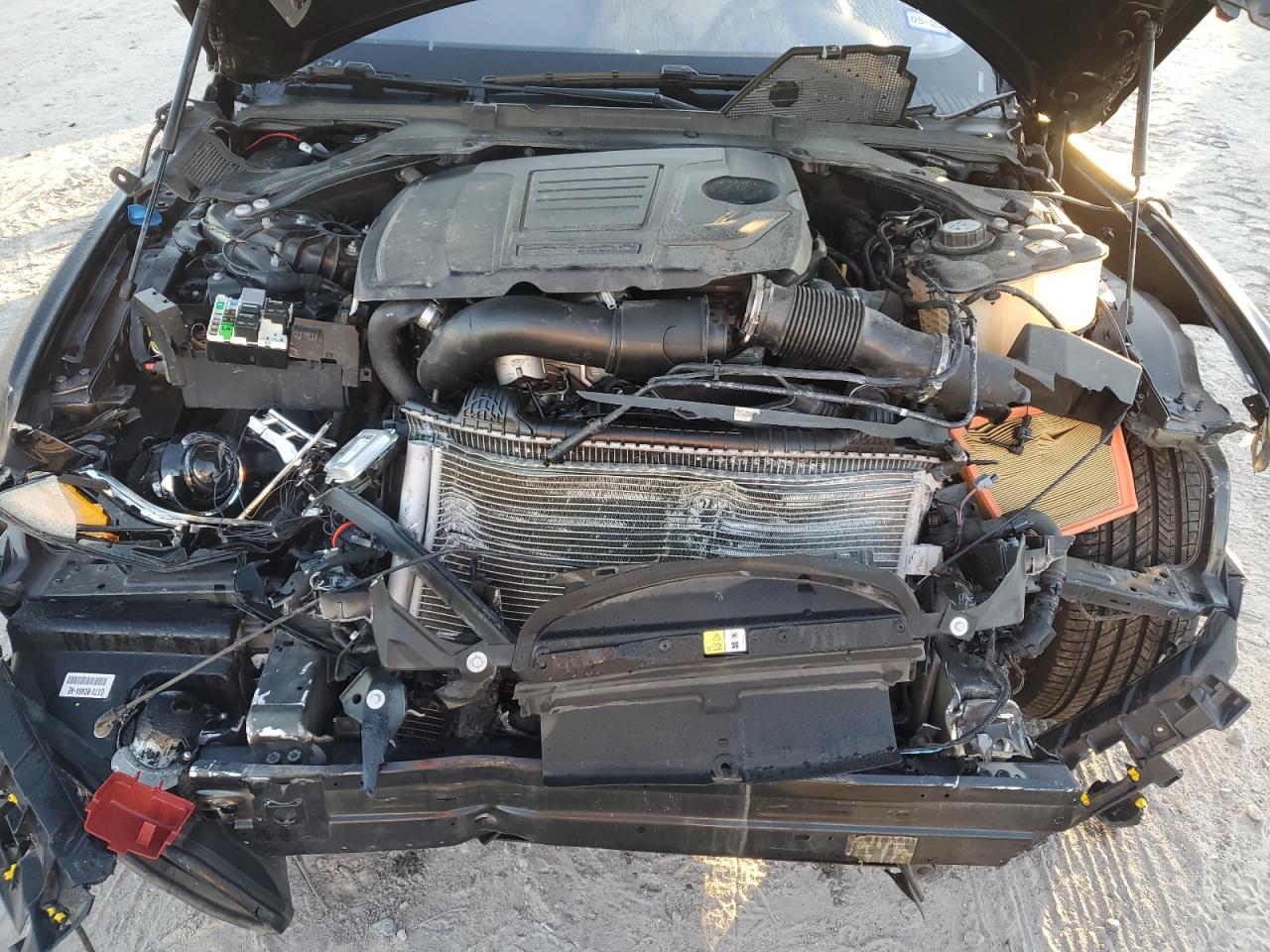 2019 Jaguar XE VIN SAJAE4FX7KCP49494 Copart auction photo, front end damage thumbnail 11