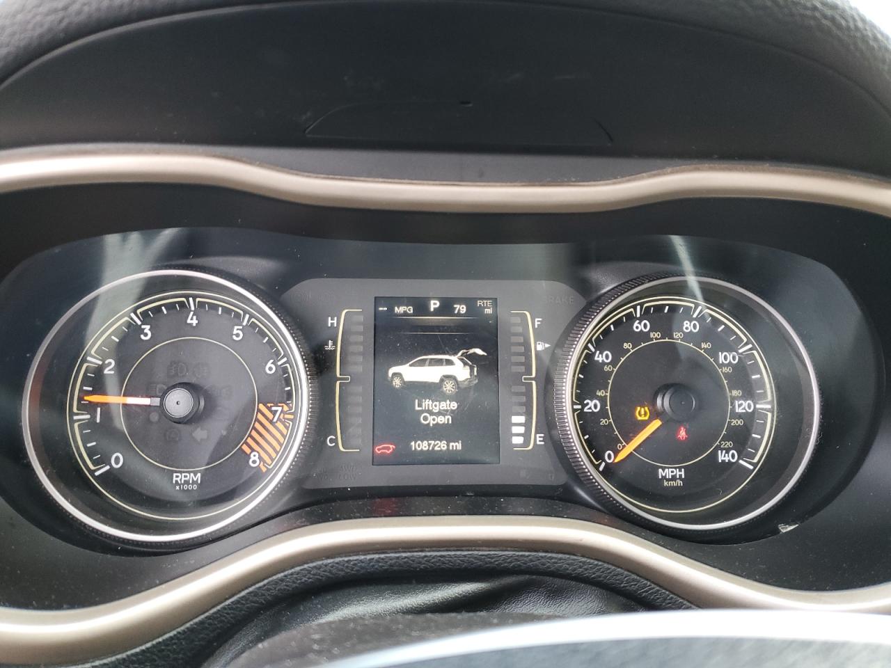 2015 Jeep Grand Cherokee VIN 1C4PJMCS7FW728484 Copart auction photo, undercarriage / rear end damage thumbnail 9